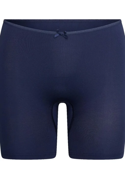 RJ Bodywear Pure Color dames extra lange pijp short (1-pack), donkerblauw