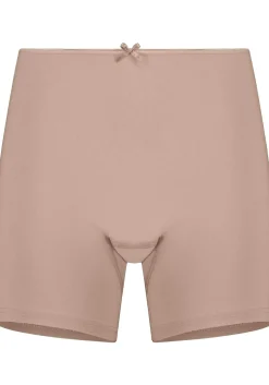 RJ Bodywear Pure Color dames extra lange pijp short (1-pack), lichtbruin