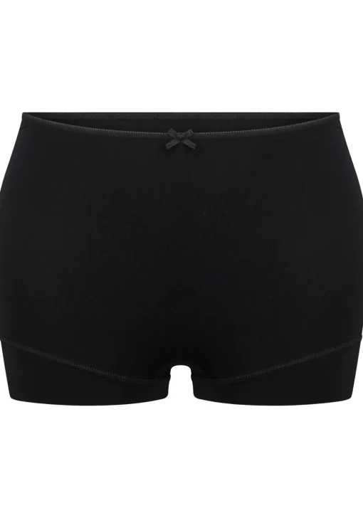 RJ Bodywear Pure Color dames short extra hoog, zwart