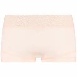 RJ Bodywear Pure Color dames kant short (1-pack), perzik
