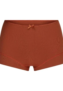 RJ Bodywear Pure Color dames short (1-pack), cognac