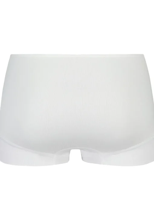 RJ Bodywear Pure Color dames short, wit