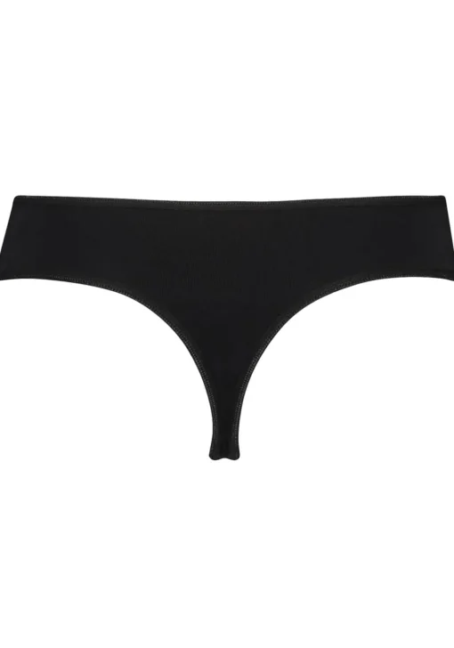 RJ Bodywear Pure Color dames string, zwart