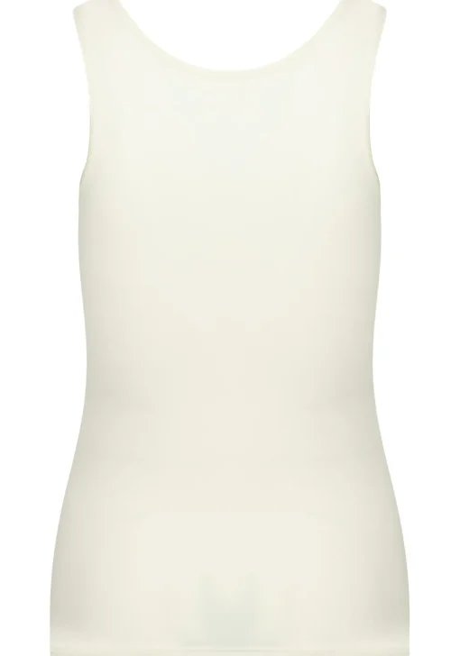 RJ Bodywear Pure Color dames top (1-pack), hemdje met brede banden, ivoor