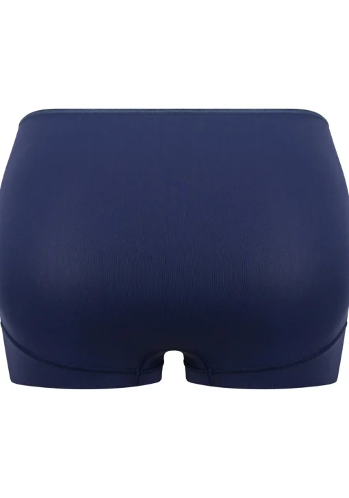 RJ Bodywear Pure Color dames short extra hoog, donkerblauw