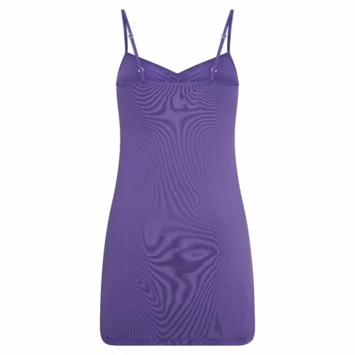 RJ Bodywear Pure Color dames (strand) jurkje (1-pack), paars