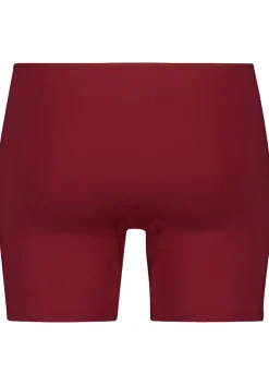 RJ Bodywear Pure Color dames extra lange pijp short, donkerrood