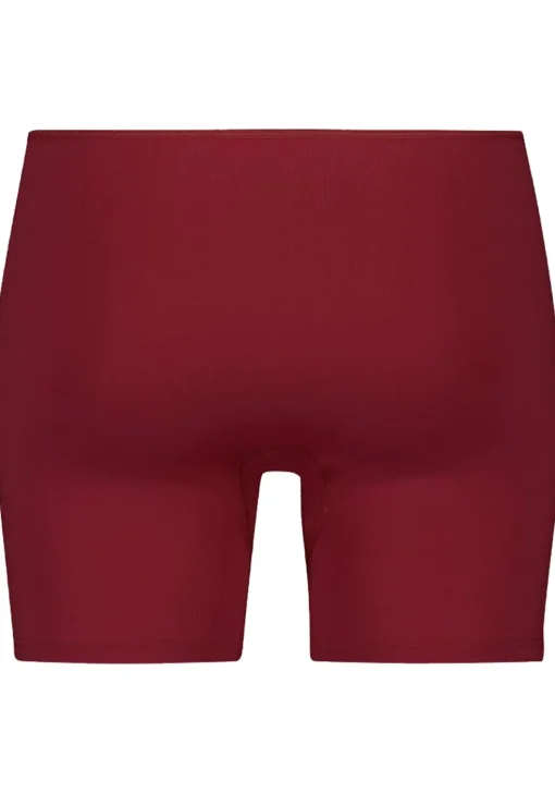 RJ Bodywear Pure Color dames extra lange pijp short, donkerrood