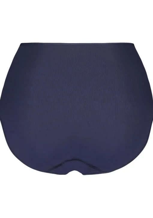 RJ Bodywear Pure Color dames maxi brief, donkerblauw