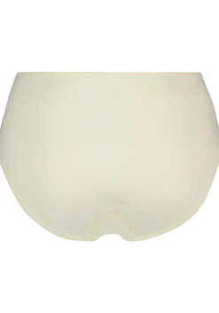 RJ Bodywear Pure Color dames midi brief, ivoor