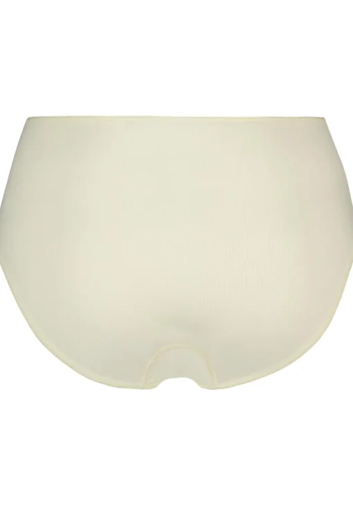 RJ Bodywear Pure Color dames midi brief, ivoor