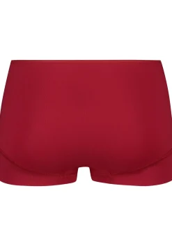 RJ Bodywear Pure Color dames short, donkerrood