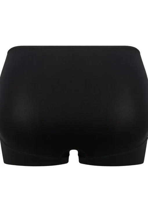 RJ Bodywear Pure Color dames short extra hoog, zwart