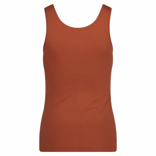 RJ Bodywear Pure Color dames hemd (1-pack), cognac