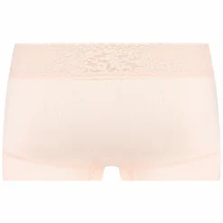 RJ Bodywear Pure Color dames kant short (1-pack), perzik
