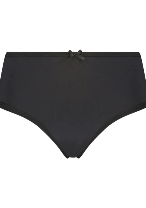 RJ Bodywear Pure Color dames extra comfort string (2-pack), zwart