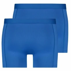 RJ Bodywear Pure Color Jort boxer (2-pack), heren boxer lang, kobaltblauw