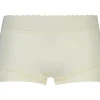 RJ Bodywear Pure Color Kant dames short, ivoor