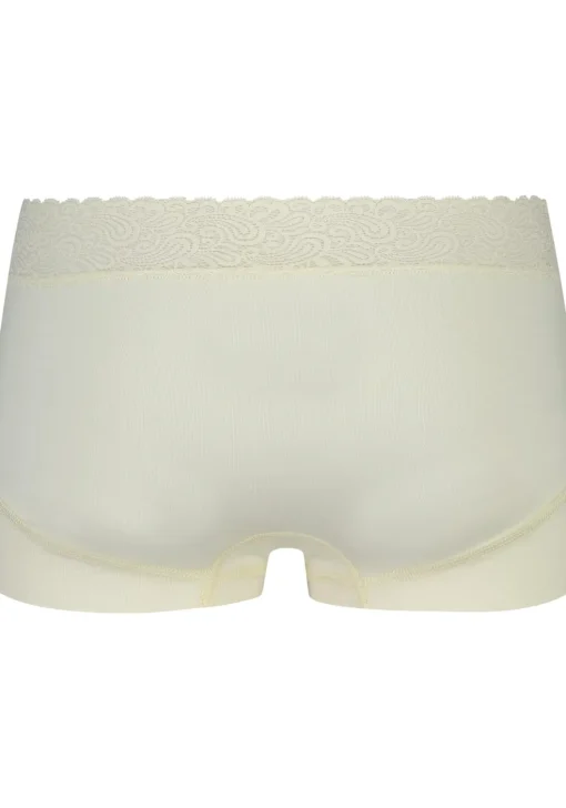 RJ Bodywear Pure Color Kant dames short, ivoor