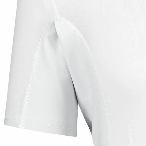 RJ Bodywear Sweatproof T-shirt (1-pack), heren T-shirt met anti zweet oksels en rug, V-hals, wit