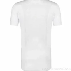 RJ Bodywear Sweatproof T-shirt (1-pack), heren T-shirt met anti zweet oksels en rug, V-hals, wit