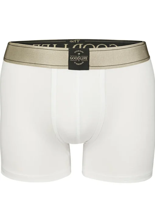 RJ Bodywear The Good Life boxers (2-pack), heren boxershort lang, wit