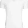 RJ Bodywear The Good Life Madrid T-shirt (2-pack), heren T-shirt diepe V-hals, wit