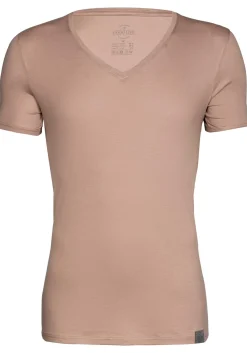 RJ Bodywear The Good Life T-shirts (2-pack), slim fit heren T-shirts diepe V-hals, huidskleur