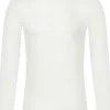 RJ Bodywear Thermo thermoshirt (1-pack), heren thermoshirt met opstaande boord, wolwit