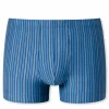 SCHIESSER 95/5 boxer (1-pack), heren short biologisch katoen strepen oceaanblauw