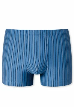 SCHIESSER 95/5 boxer (1-pack), heren short biologisch katoen strepen oceaanblauw