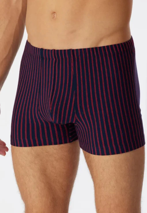 SCHIESSER 95/5 boxer (1-pack), heren short biologisch katoen gestreept meerkleurig