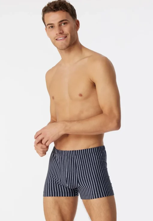 SCHIESSER 95/5 boxer (1-pack), heren short biologisch katoen gestreept meerkleurig