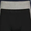 SCHIESSER 95/5 Essentials shorts (3-pack), zwart, blauw en grijs