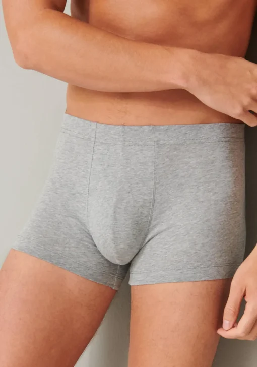 SCHIESSER 95/5 Essentials shorts (3-pack), zwart, blauw en grijs