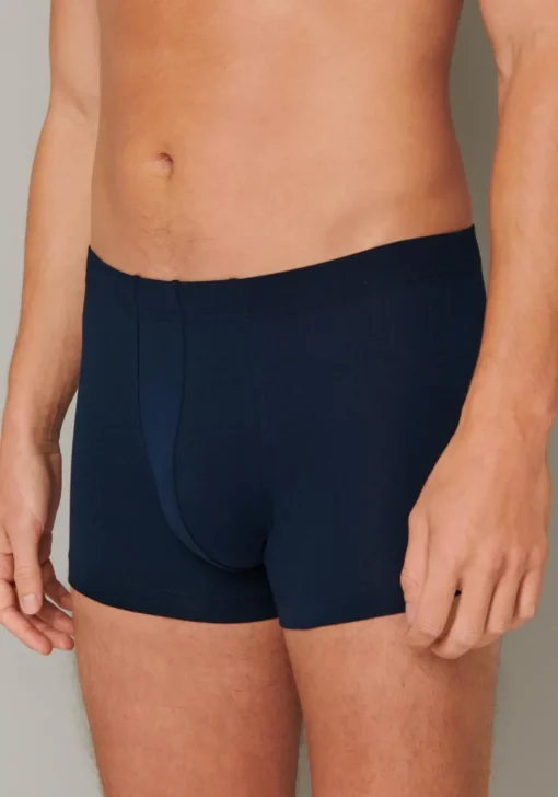 SCHIESSER 95/5 Essentials shorts (3-pack), donkerblauw