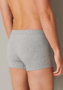 SCHIESSER 95/5 Essentials shorts (3-pack), zwart, blauw en grijs