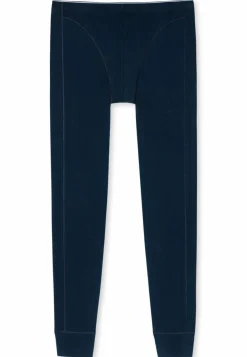 SCHIESSER 95/5 lange onderbroek (1-pack), heren onderbroek biologisch katoen elastisch donkerblauw
