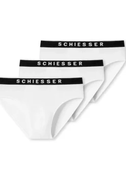 SCHIESSER 95/5 rio slips (3-pack), wit
