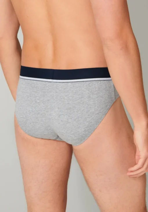 SCHIESSER 95/5 rioslips (3-pack), zwart, blauw en grijs