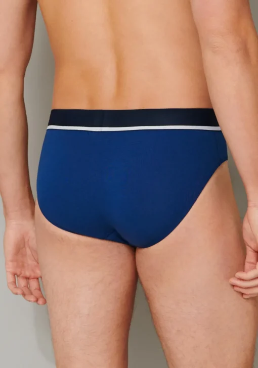 SCHIESSER 95/5 rioslips (3-pack), zwart, blauw en donkerblauw