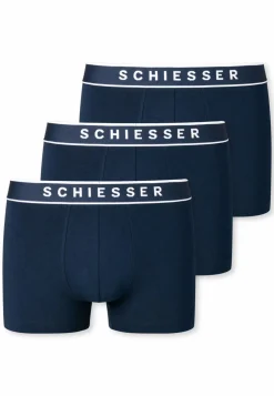 SCHIESSER 95/5 shorts (3-pack), donkerblauw