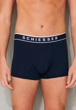 SCHIESSER 95/5 shorts (3-pack), donkerblauw