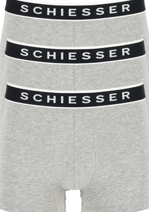 SCHIESSER 95/5 shorts (3-pack), grijs