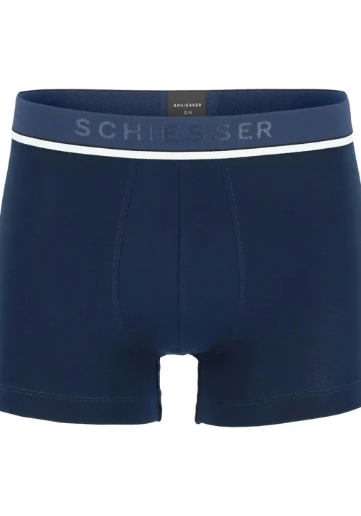 SCHIESSER 95/5 shorts (3-pack), grijs, blauw en rood