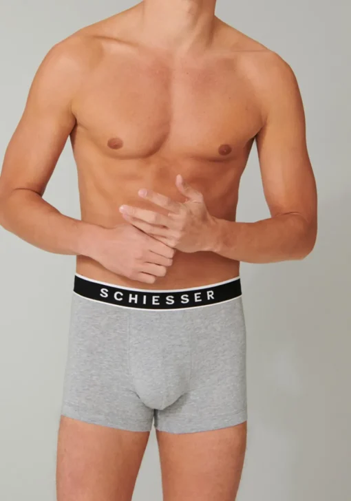 SCHIESSER 95/5 shorts (3-pack), grijs