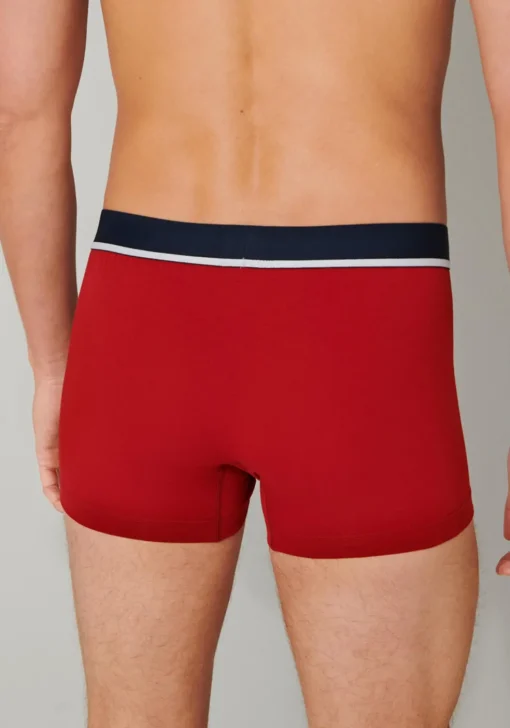 SCHIESSER 95/5 shorts (3-pack), grijs, blauw en rood