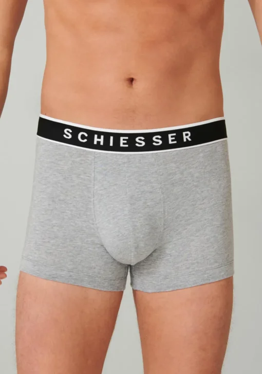 SCHIESSER 95/5 shorts (3-pack), grijs
