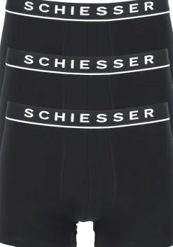 SCHIESSER 95/5 shorts (3-pack), zwart