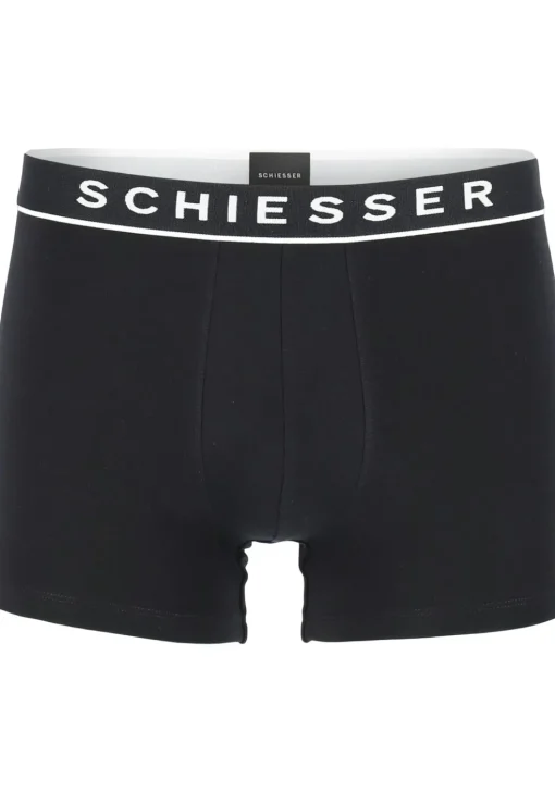 SCHIESSER 95/5 shorts (3-pack), zwart